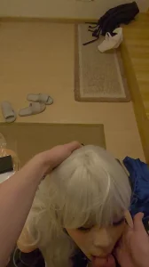 【完整版在简介】第一视角明日方舟幽灵鲨cos口交颜射